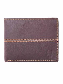 WILDHORN - RFID Protected Genuine High Quality Leather Brown Wallet for Men