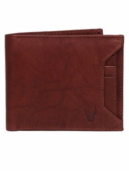 WILDHORN - RFID Protected Genuine High Quality Leather Brown Wallet for Men