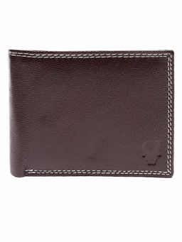 WILDHORN - RFID Protected Genuine High Quality Leather Brown Wallet for Men
