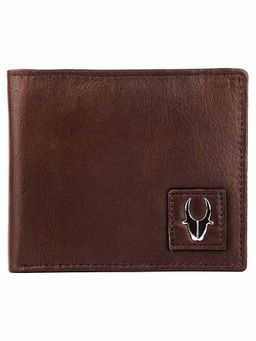 WILDHORN - RFID Protected Genuine High Quality Leather Brown Wallet for Men