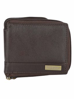 WILDHORN - RFID Protected High Quality Genuine Leather Brown Wallet for Men