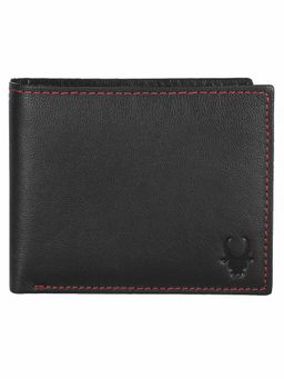WILDHORN - RFID Protected Genuine High Quality Leather Black Wallet for Men