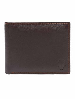 WILDHORN - RFID Protected Genuine High Quality Leather Brown Wallet for Men