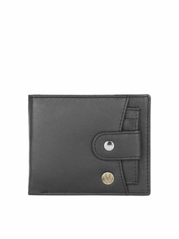 WILDHORN - RFID Protected Genuine High Quality Leather Black Wallet for Men