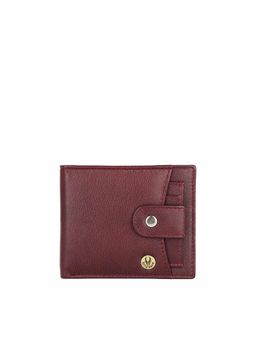 WILDHORN - RFID Protected Genuine High Quality Leather Maroon Wallet for Men