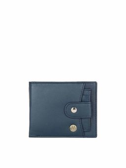 WILDHORN - RFID Protected Genuine High Quality Leather Blue Wallet for Men