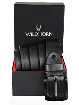 WILDHORN - Casual Leather Belt for Men Free Size Adjustable