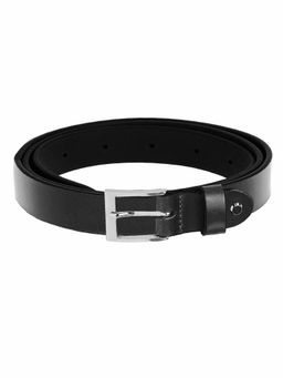 WILDHORN - Classic Leather Black Belt for Men