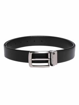 WILDHORN - Classic Leather Black Belt for Men