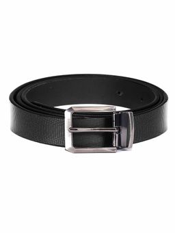 WILDHORN - Classic Leather Black Belt for Men