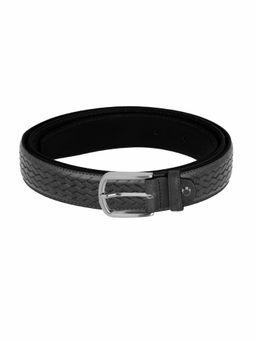 WILDHORN - Classic Leather Black Belt for Men