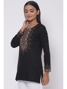 Biba - Black Printed Kurta