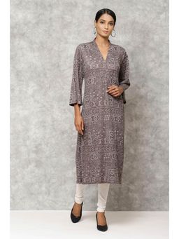 Biba - Mud Straight Terry Rayon Kurtas