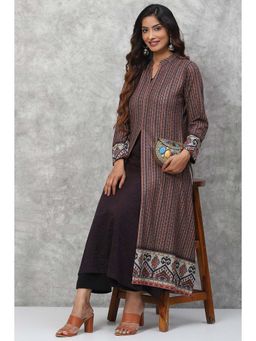 Biba - Multi-color Flared Acrylic Kurta