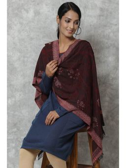 Biba - Maroon Straight Cotton Scarves