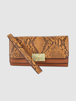 Twenty Dresses by Nykaa Fashion - Tan So Wild Animal Print Wallet