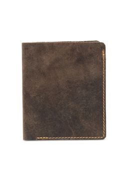 Teakwood - Men Brown Solid Genuine Leather Two Fold Wallet