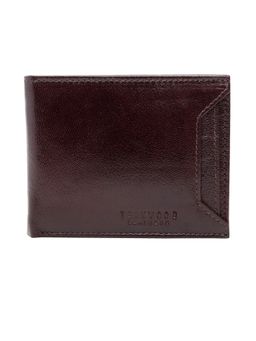 Teakwood - Men Brown Textured Leather Wallet
