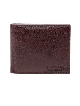 Teakwood - Men Brown Solid Leather Money Clip