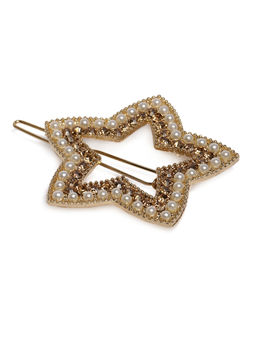 Laida - Gold Patterned Hair Bands (Pack of 2)