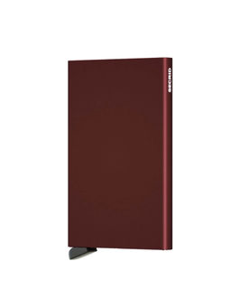 Secrid - Card Protector Sleek Aluminium Bordeaux