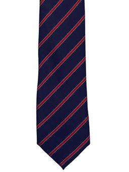 Tossido - Navy Blue Fine Woven Micro Fiber Necktie