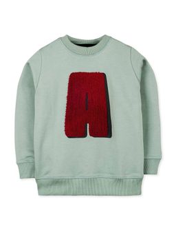 CHERRY CRUMBLE BY NITT HYMAN - Green Alpha Sweatshirt