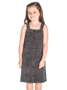 CHERRY CRUMBLE BY NITT HYMAN - Grey Pinafore Dress