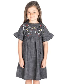 CHERRY CRUMBLE BY NITT HYMAN - Grey Evoo Dress