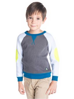 CHERRY CRUMBLE BY NITT HYMAN - Grey Sporty Sweatshirt