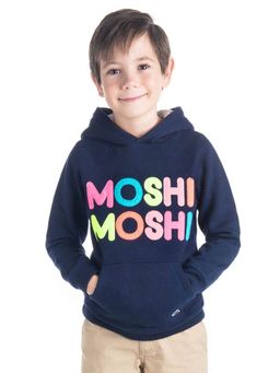 CHERRY CRUMBLE BY NITT HYMAN - Navy Blue Moshi Sweatshirt