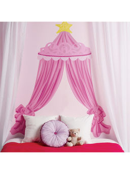 Wallies USA - Pink Canopy Headboards Peel & Stick Wall Art