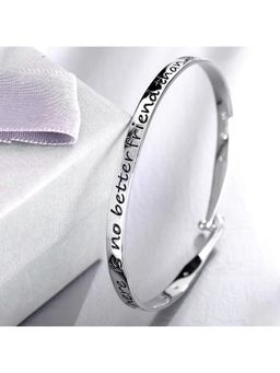 Yellow Chimes - Express Your Feelings Collection Sister Message Engraved Bracelet