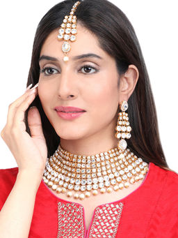 Yellow Chimes - Crystal Embellished Bridal Jewellery Set