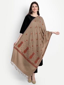 Zamour - Kashmiri Embroidery Wool Stole for Women