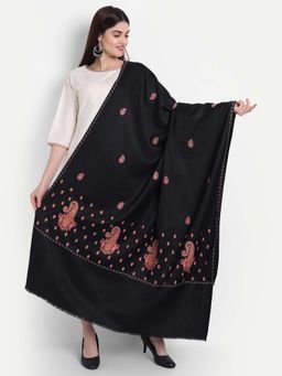 Zamour - Kashmiri Embroidery Wool Shawl for Women