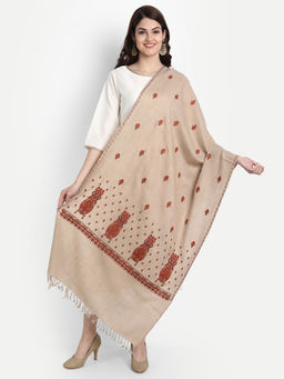 Zamour - Kashmiri Embroidery Wool Stole for Women