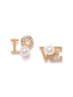 Zaveri Pearls - Gold Cubic Zirconia Earrings