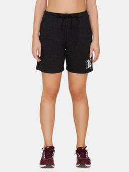 Zivame - Zelocity Nouveau Soft Shorts - Black