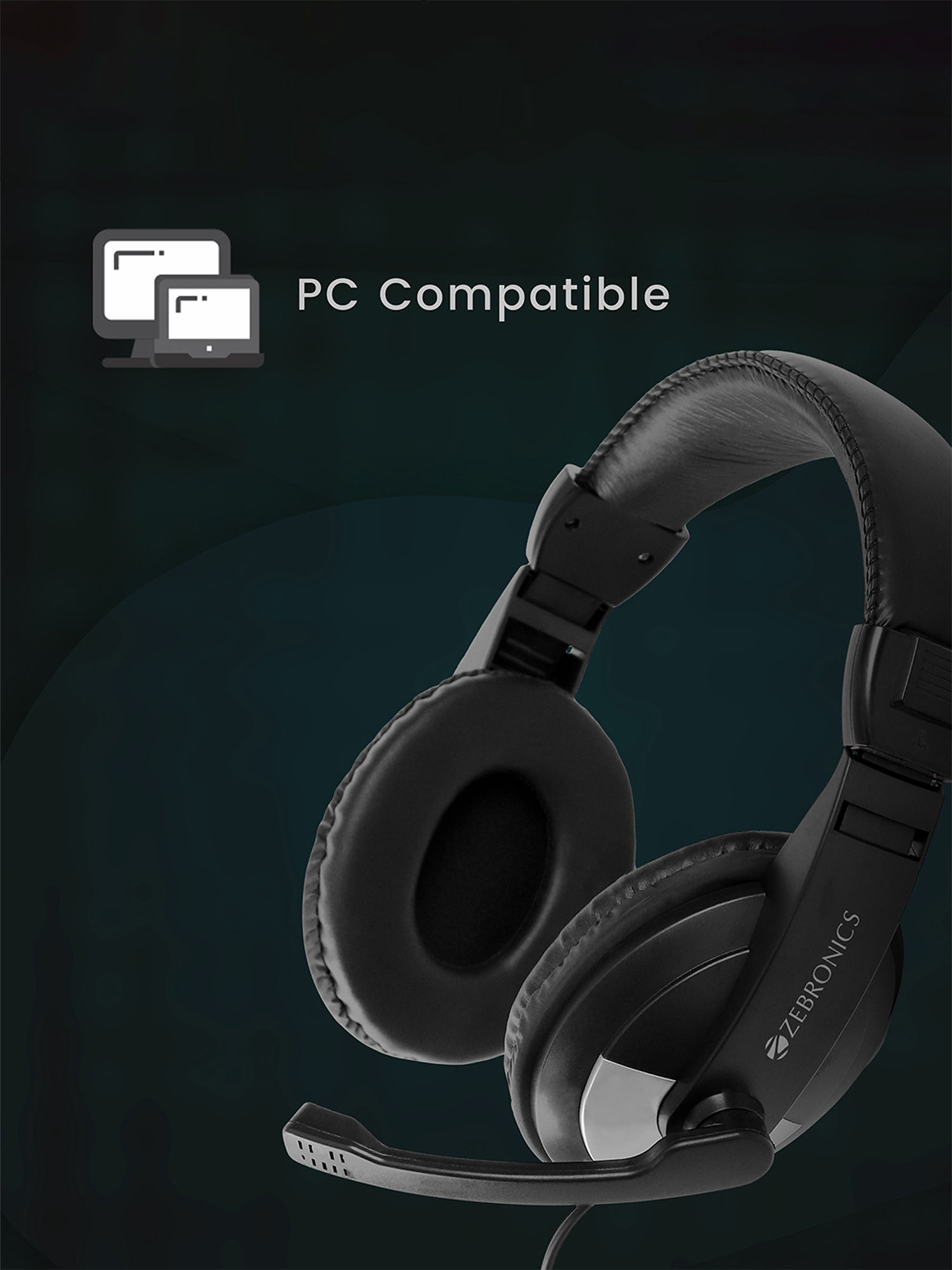 Buy Zebronics Zeb-200HM Headphone with 
