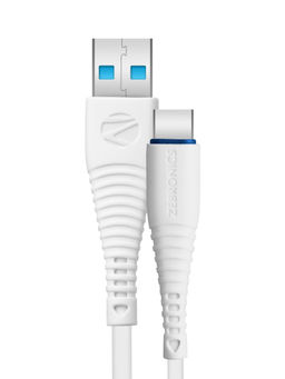Zebronics - Zeb- UCC101 USB to Type C Cable (White)