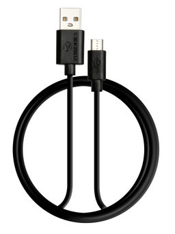 Zebronics - ZEB-UMC102 Micro USB (Compatible with MOBILE CHARGER, DATA SYNC, Black, One Cable)