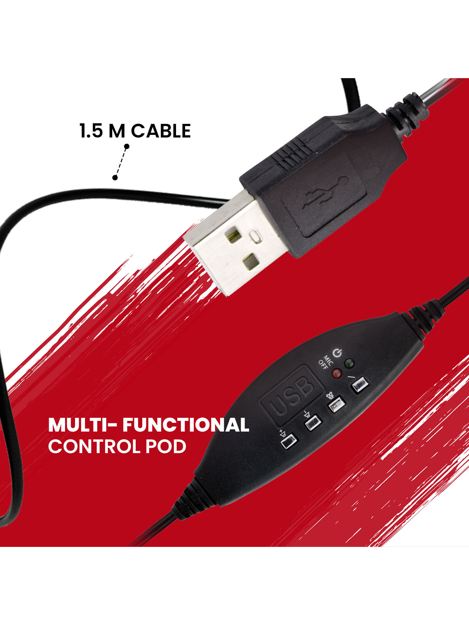 Buy Zebronics ZEB-GRACE U USB Headphone 