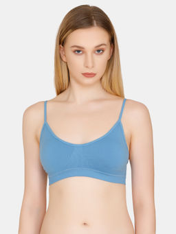 Zivame - Homebuddy Double Layered WireFree Bralette - Blue
