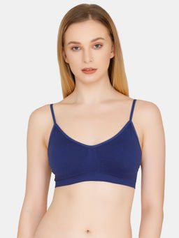 Zivame - Homebuddy Double Layered WireFree Bralette - Navy