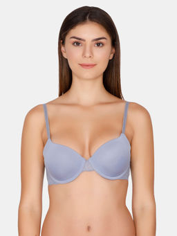 Zivame - Rosaline Padded Wired Push Up Bra - Grey