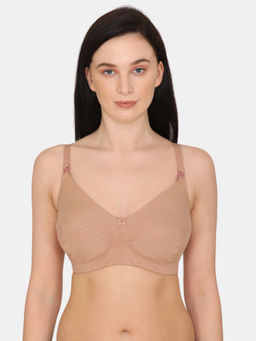 Zivame - Curvy Double Layered Non Wired Full Coverage Maternity Supper Support Bra - Roebuck