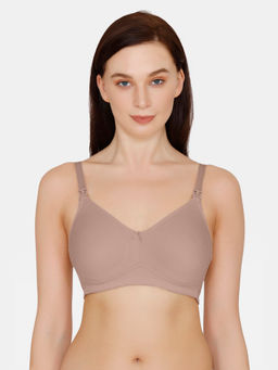 Zivame - Maternity Double Layered Non Wired 3/4th Coverage Maternity/ Nursing Bra - Roebuck