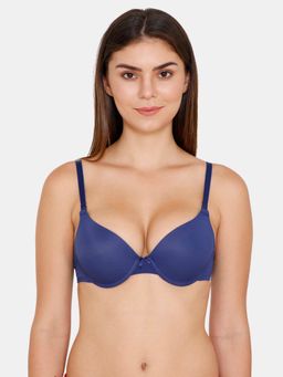 Zivame - Padded Moderate Lift Push Up Bra - Navy