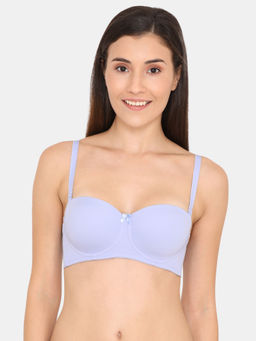Zivame - Padded Wired Strapless Bra - Lavender